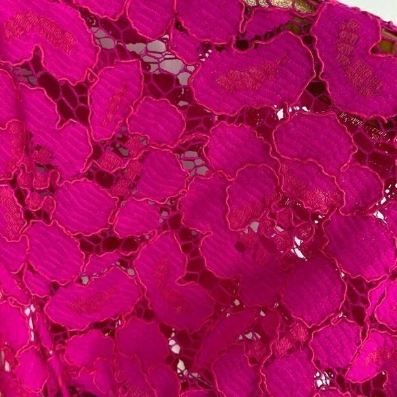 NWT Revolve h:ours pink lace ruched dress Francin bodycon style sz S Bar… - Picture 5 of 8